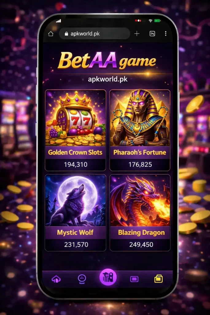 BetAA game interface