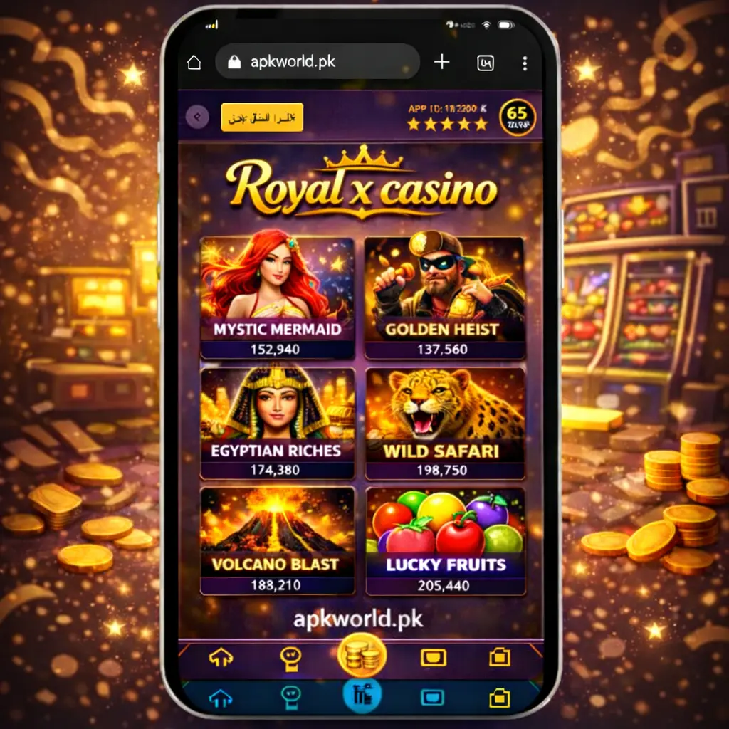 /royal x casino game interface