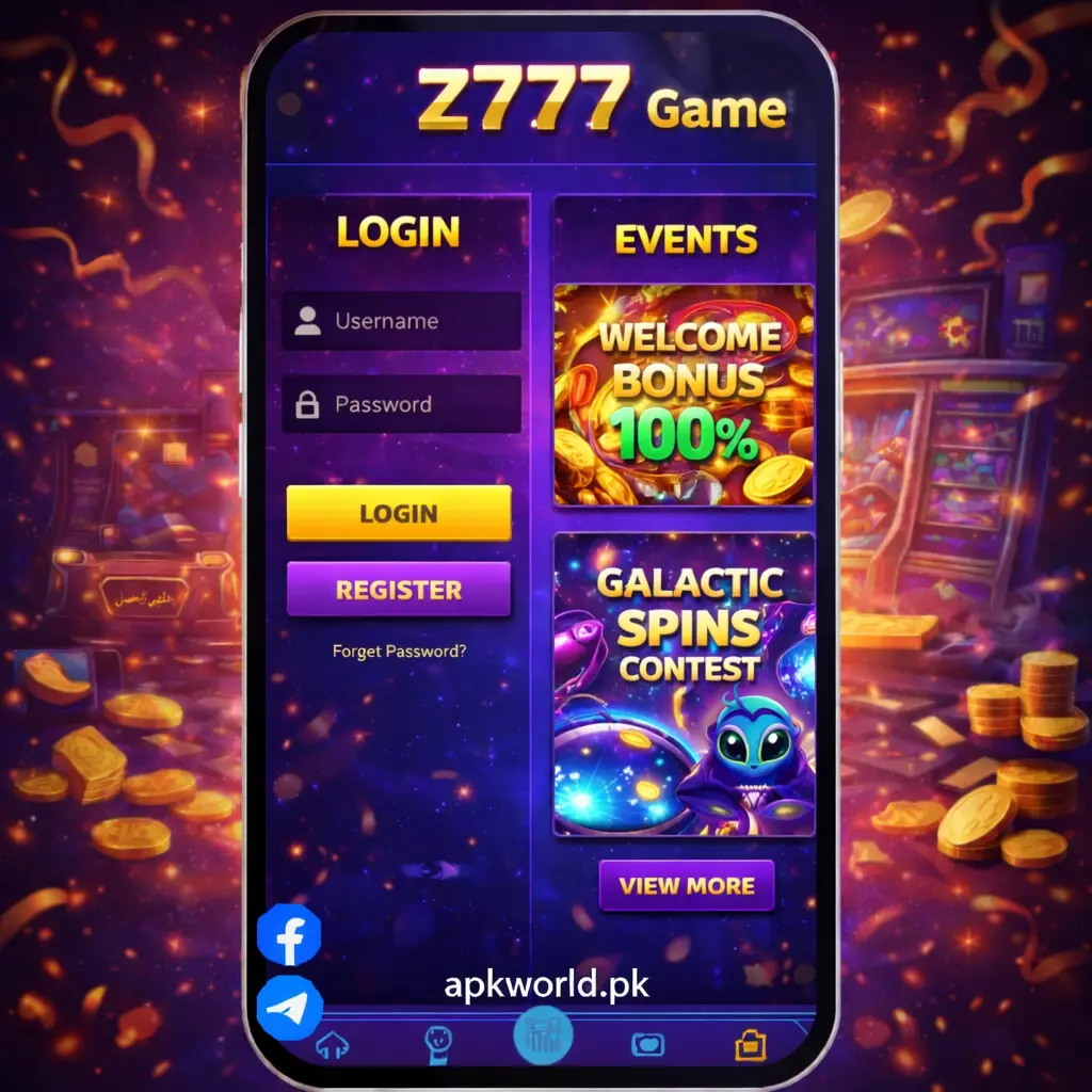 /z777 game login and events