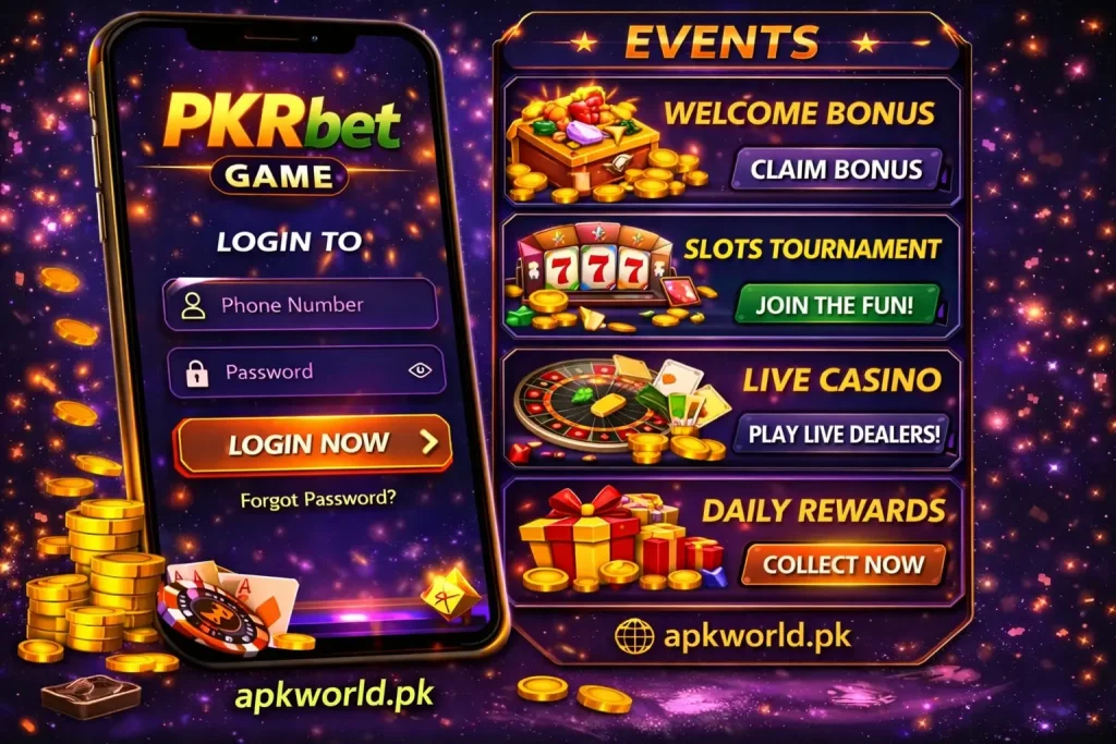 login and registration of pkrbet game