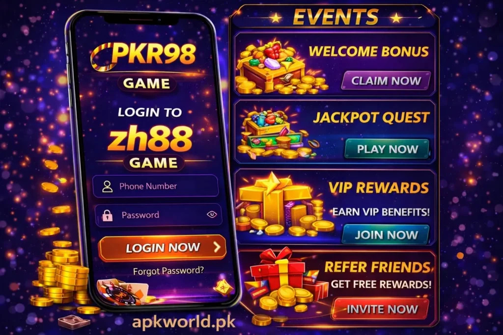 pkr98 game login and registration