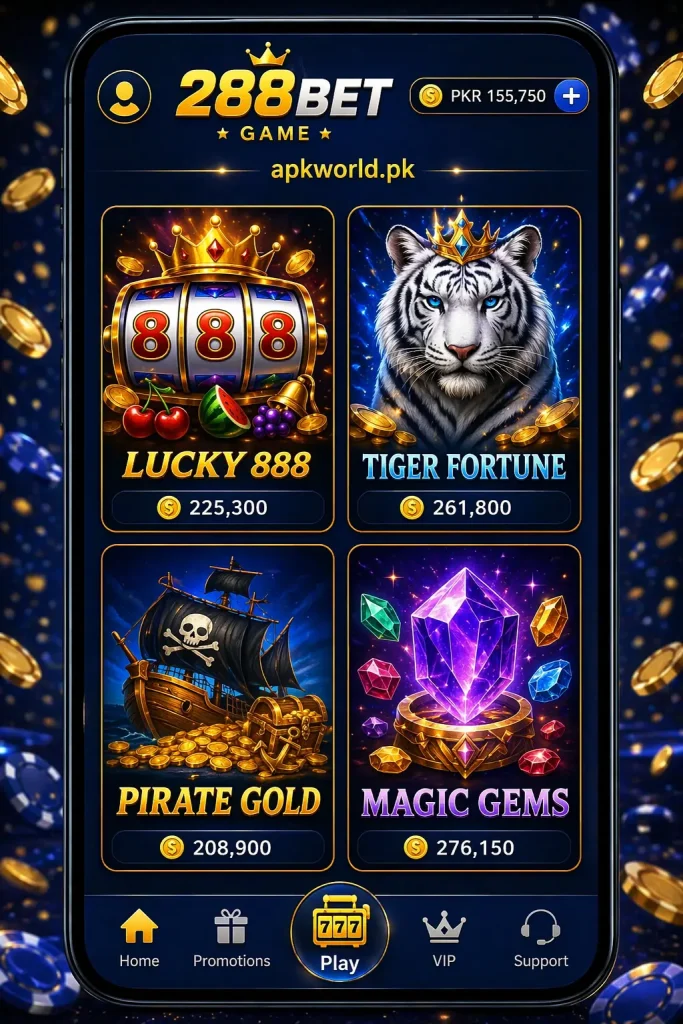 2888bet game interface