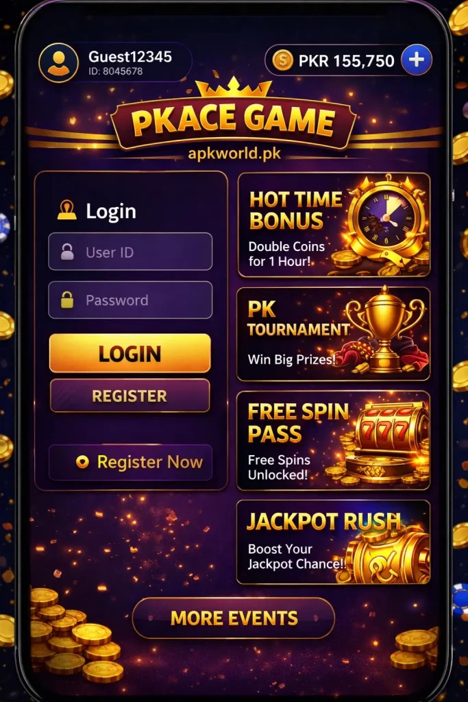 PKACE game login and events