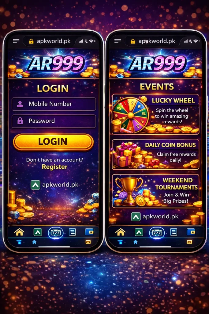 AR999 game login and events