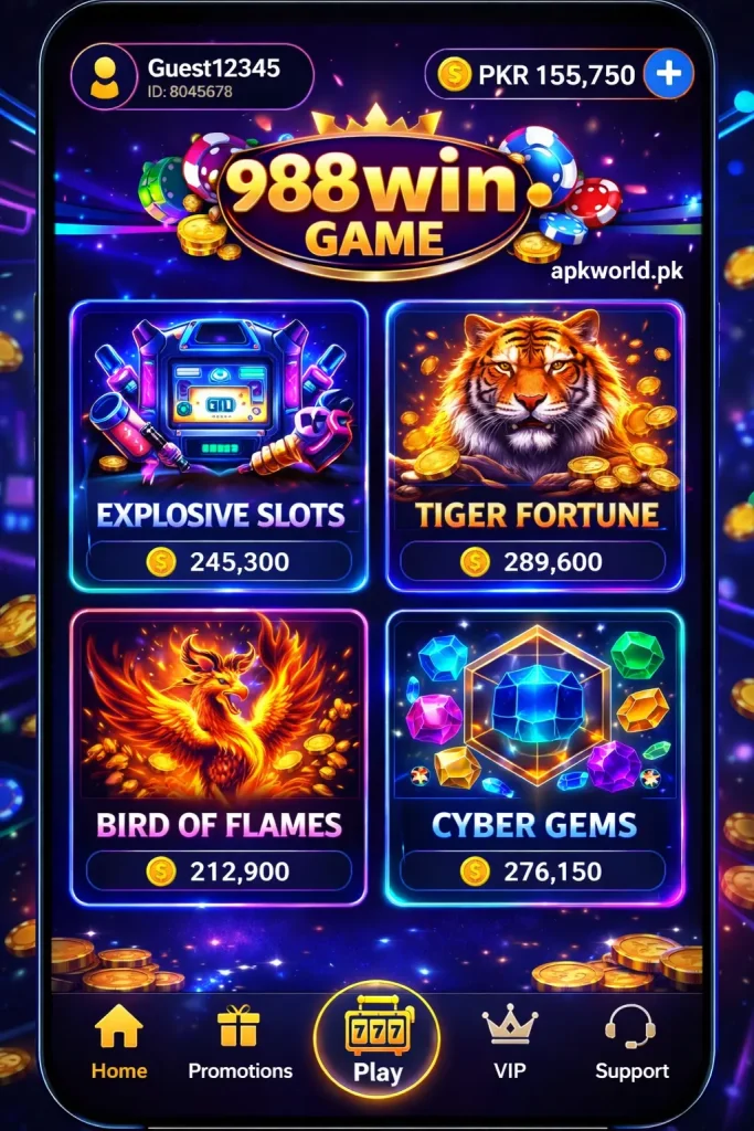 988win game interface