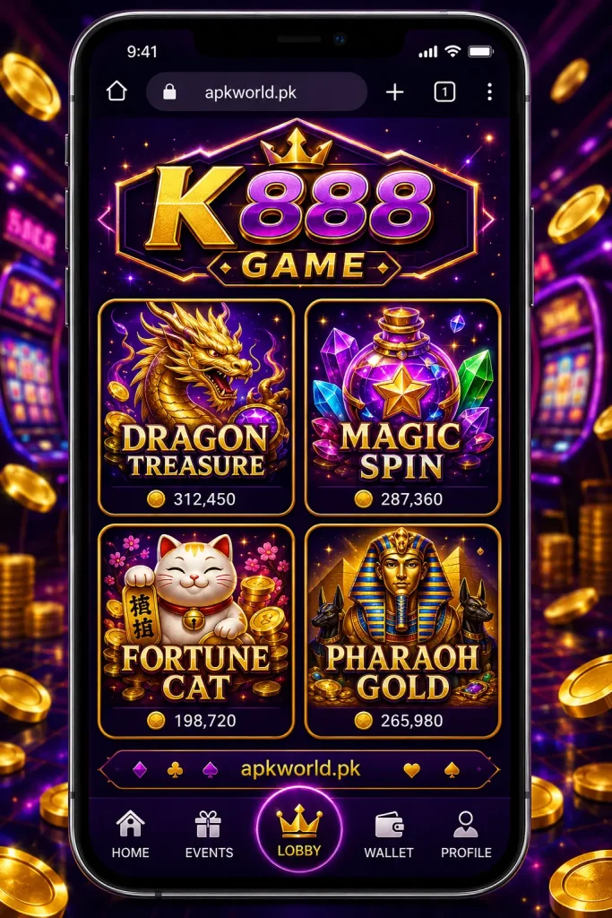 k888 game interface